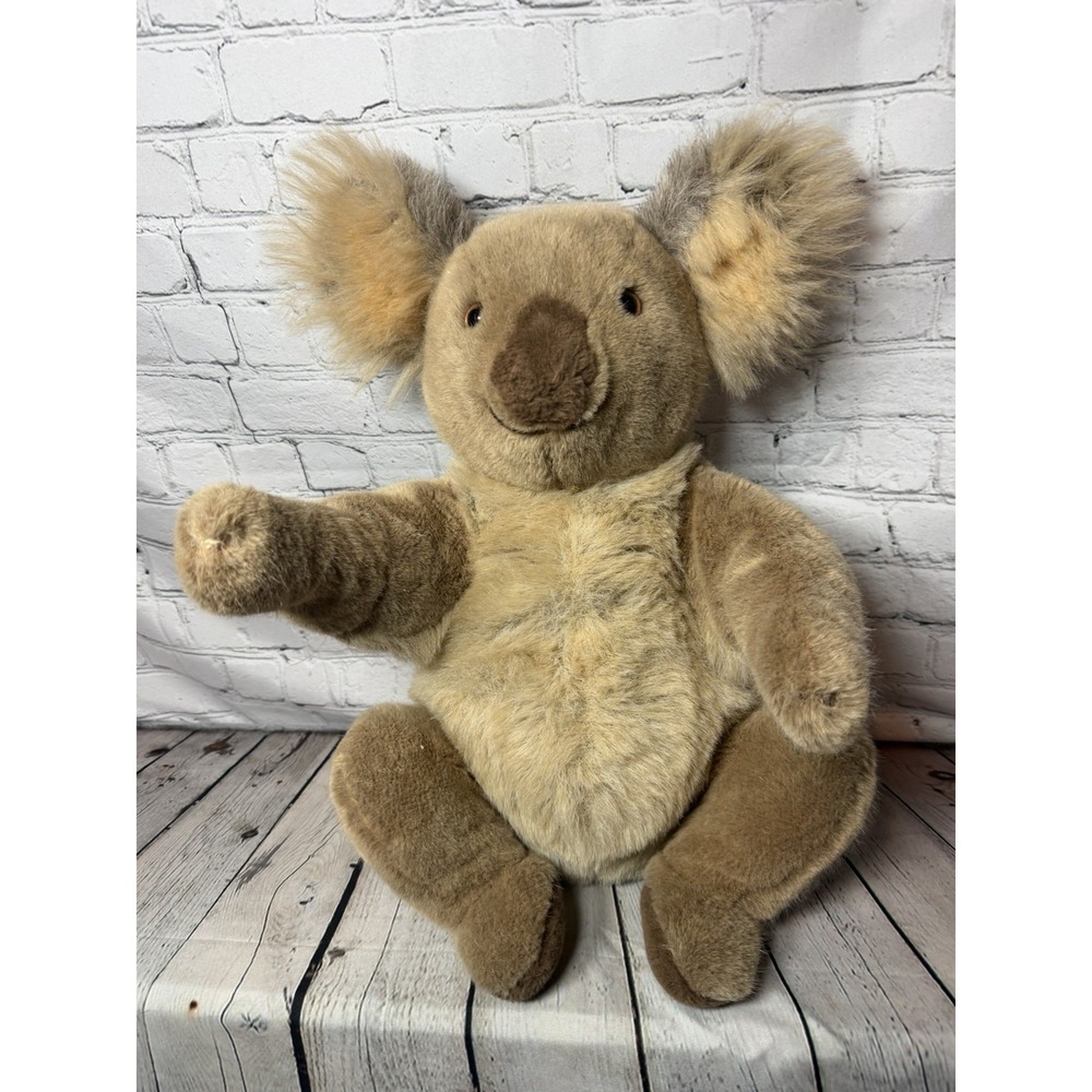 Vintage Dakin Elegante Koala Plush 17" Stuffed Animal 1984 HTF